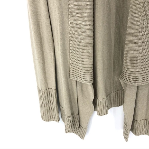 Kut From The Kloth Amabelle Open Cardigan XS Sweater Ribbed Capsule Granola - Picture 3 of 7